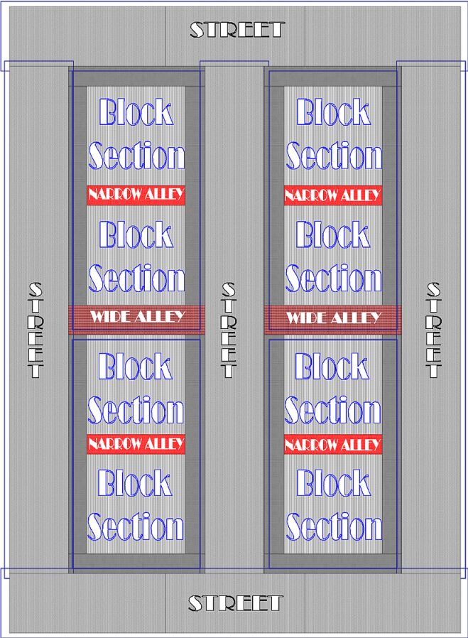 Sample Mean Streets Layout #1